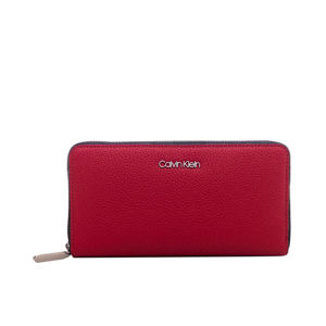 Calvin Klein dámská velká červená peněženka Neat - OS (626)